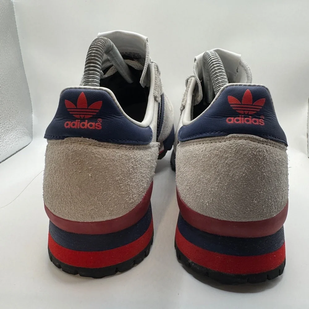 Adidas Spezial Hoylake Size 7.5 Grey Navy Red Suede Mens Sneakers H03884